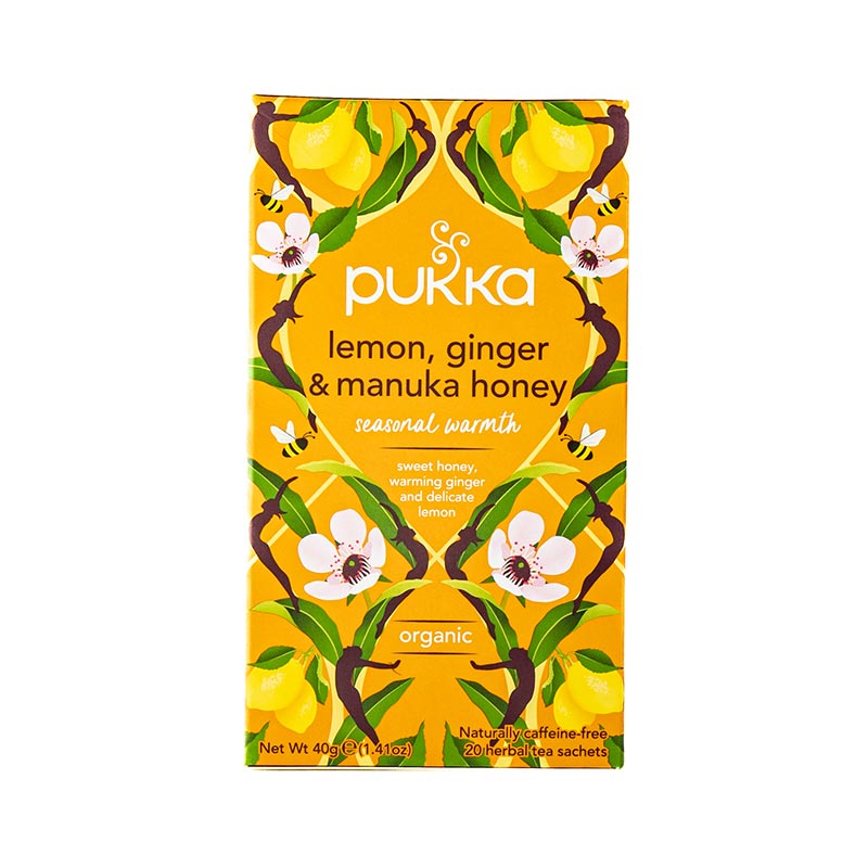 Pukka Lemon, Ginger & Manuka Honey Tea