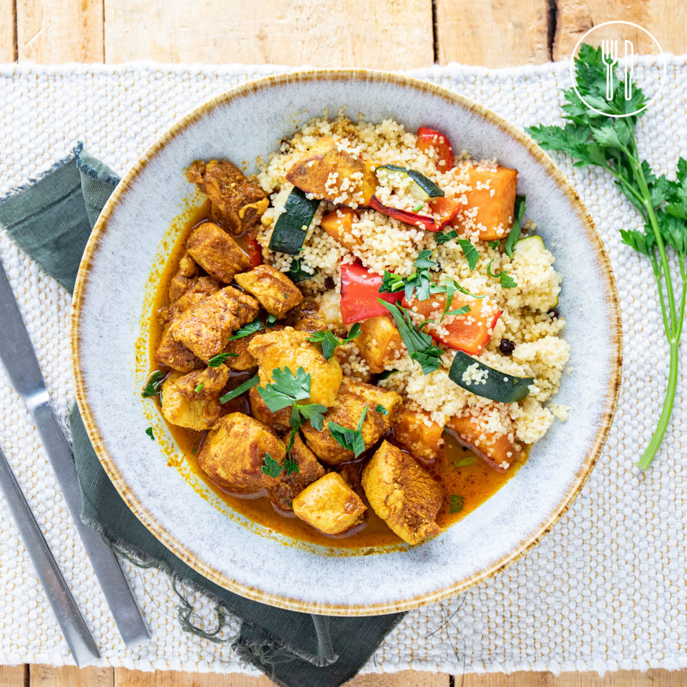 Moroccan Chicken with Couscous
