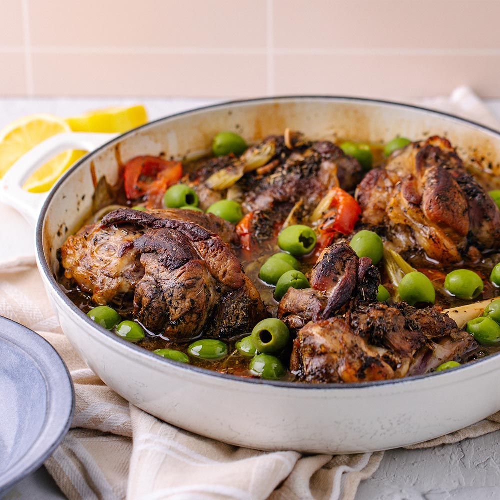 Bush Herb Braised Lamb Shanks